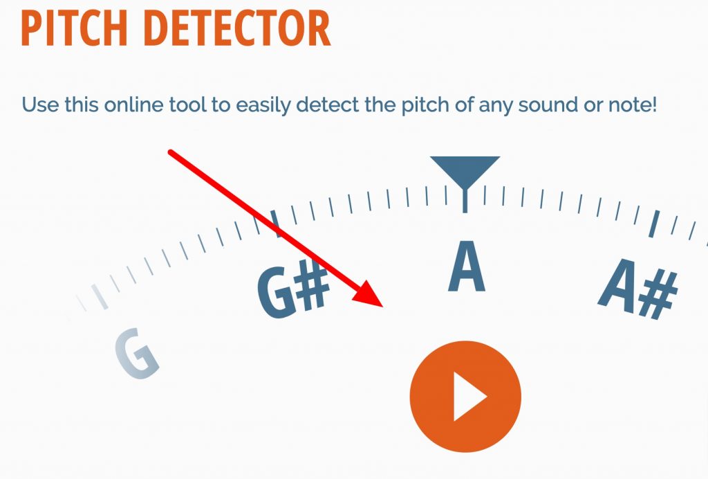 online pitch detector