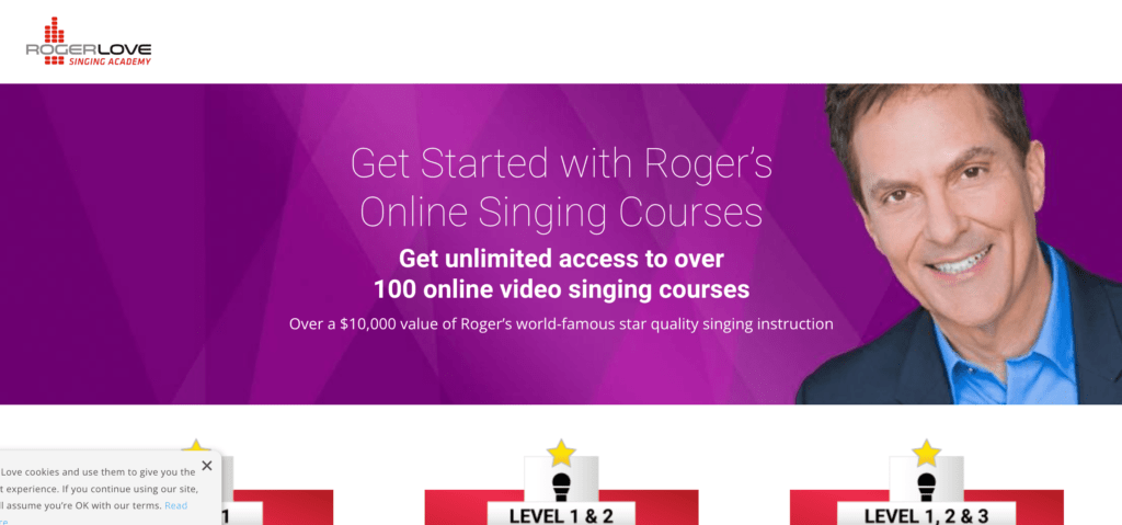 roger love singing academy homepage