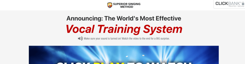 superior singing method 